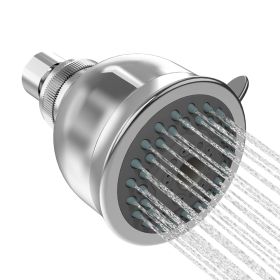 2-Spray Settings 2.92 in. Wall Mount Fixed Adjustable Shower Head in Chrome,,Non-EBAY certified warehouse