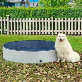 Foldable Pet Bath Pool, Collapsible Dog Bathing Tub, Kiddie and Toy Pool for Dogs Cats and Kids (size: large)